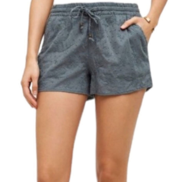 Anthropologie Shorts Embroidered Lilac XS - Picture 2 of 6